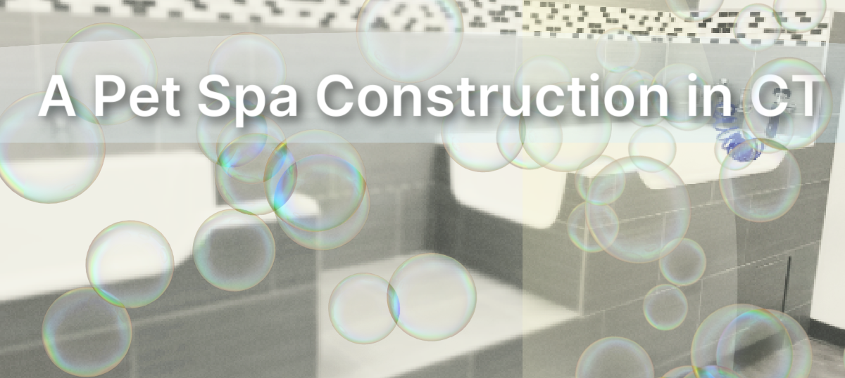 A pet spa construction in Connecticut by Connecticut's best general contractor