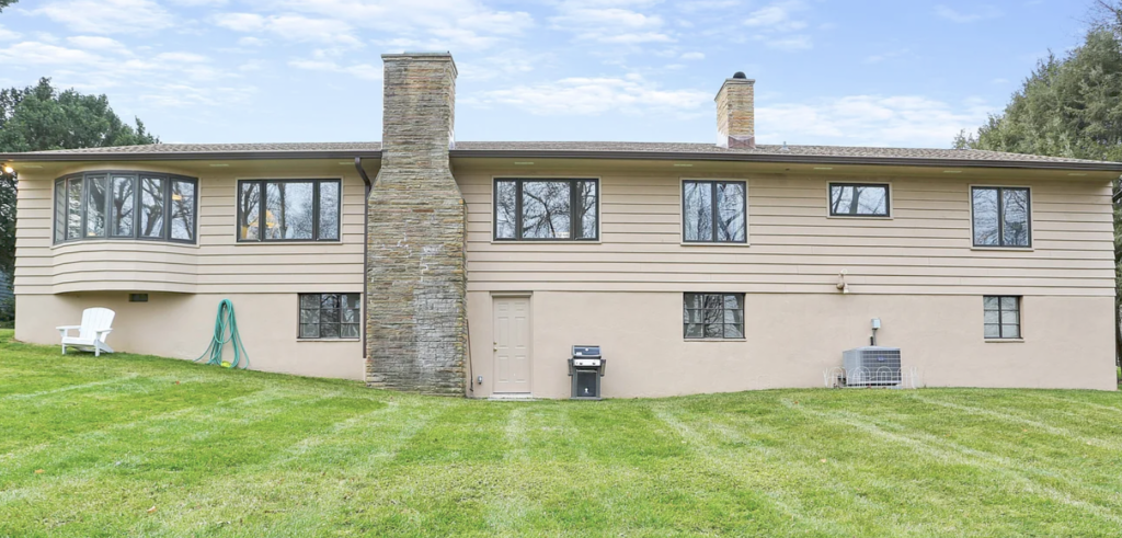 A ranch home built in 1955 in Greenwich, Connecticut